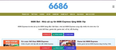 Nhà cái 6686 Express - Trải nghiệm cá cược trực tuyến hàng đầu